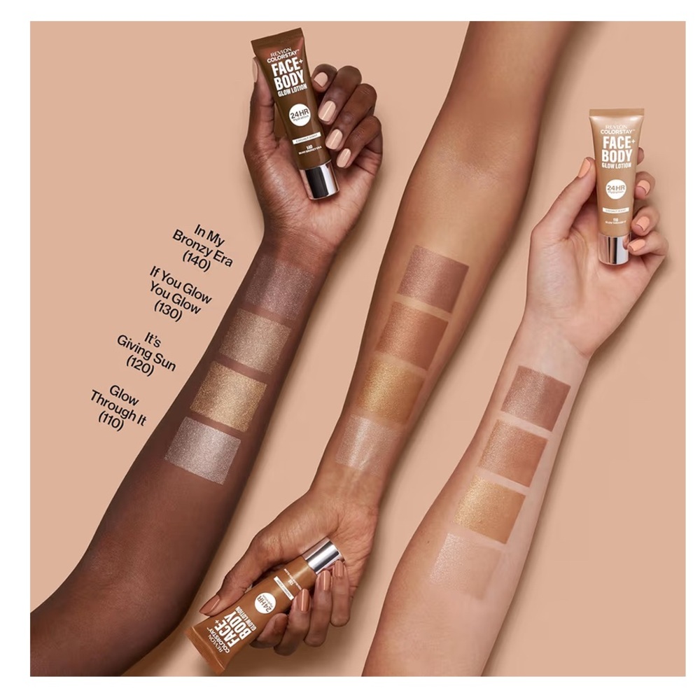 Revlon ColorStay Glow Lotion 24 HR- 140 In My Bronzy Era - Picture 5 of 6